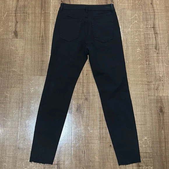 Black High Rise Skinny Jeans - Picture 6 of 6